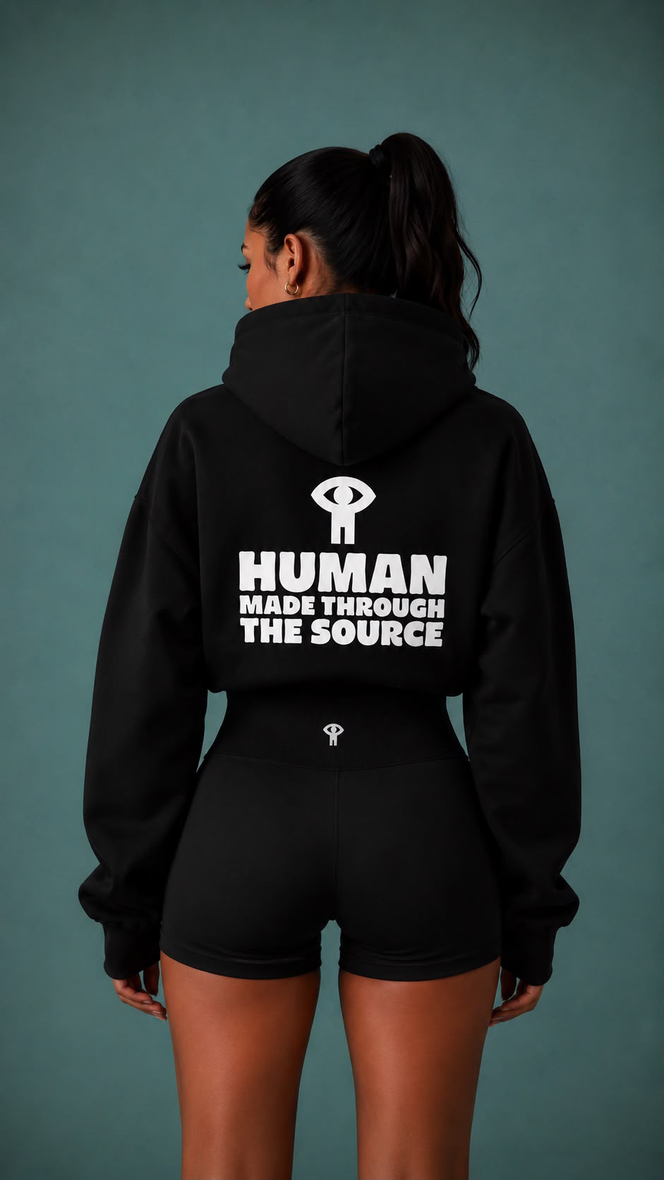 Essential Cropped Hoodie
