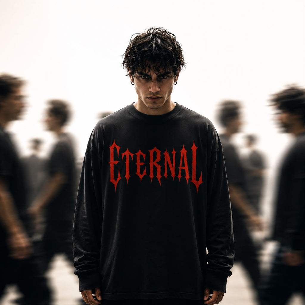 Oversized Unisex Long Sleeve T-Shirt