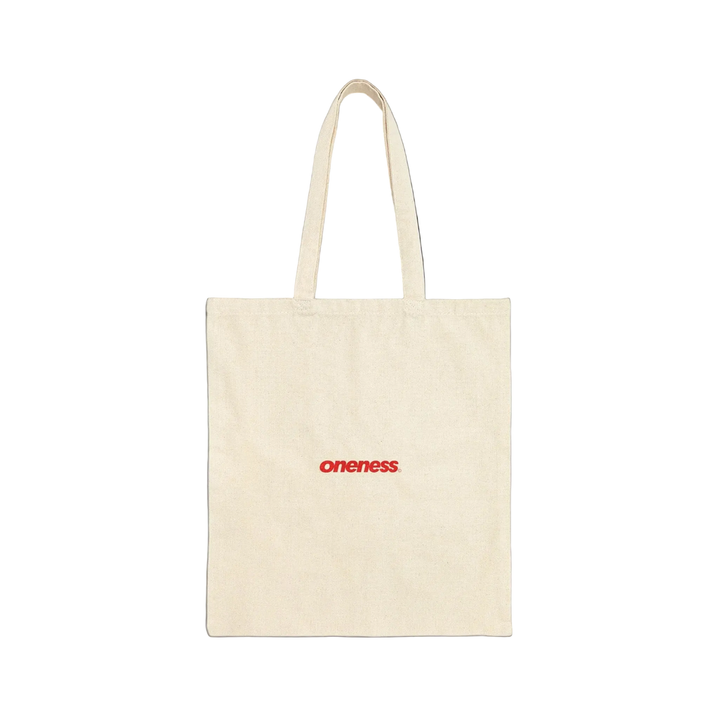 Oneness Canvas Tote Bag — Minimalist Cotton Grocery & Everyday Carry
