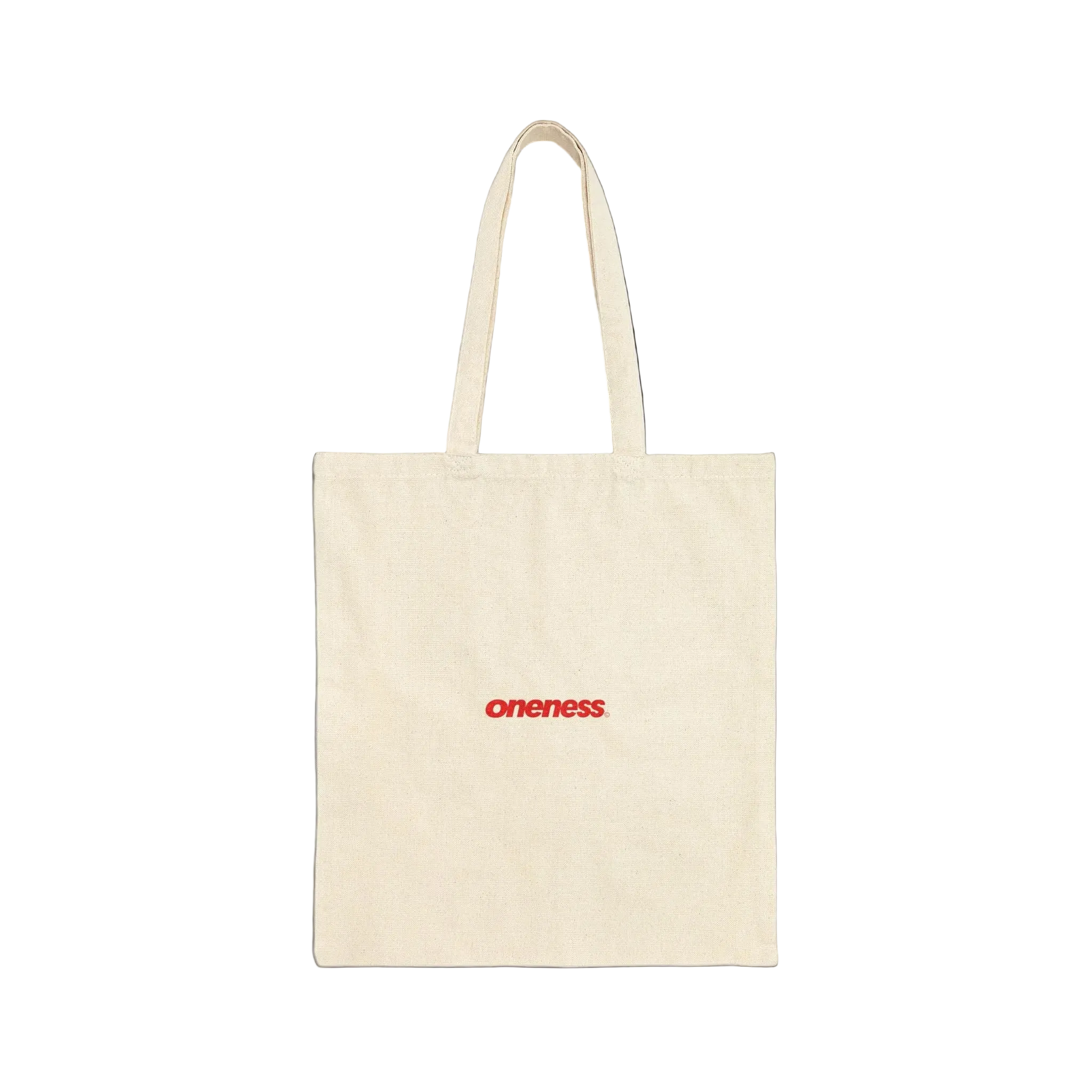 Oneness Canvas Tote Bag — Minimalist Cotton Grocery & Everyday Carry