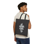 Oneness Canvas Tote Bag — Minimalist Cotton Grocery & Everyday Carry