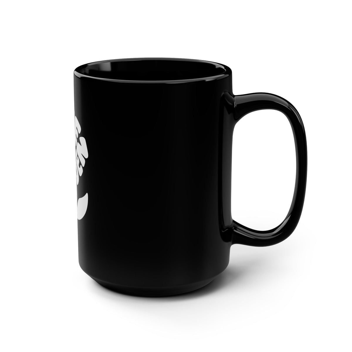 Thee Garden Black 15oz Ceramic Mug