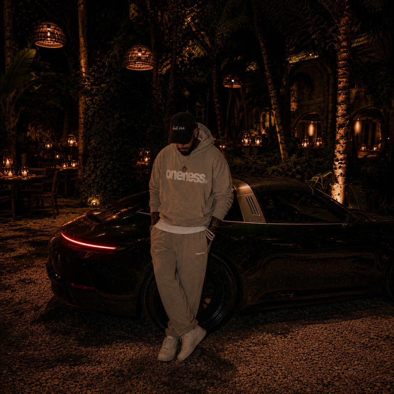 Snow Washed Loose Cotton Hoodie