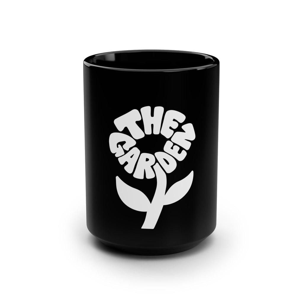 Thee Garden Black 15oz Ceramic Mug