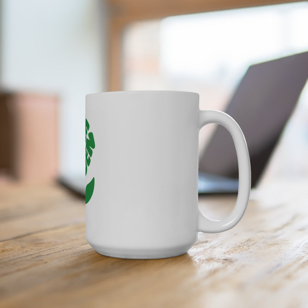 The Garden Flower Mug — 15oz Botanical Coffee Cup