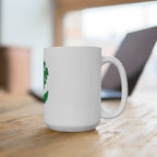 The Garden Flower Mug — 15oz Botanical Coffee Cup