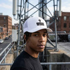 Adult 6-Panel Trucker Cap | Flexfit 6511 White