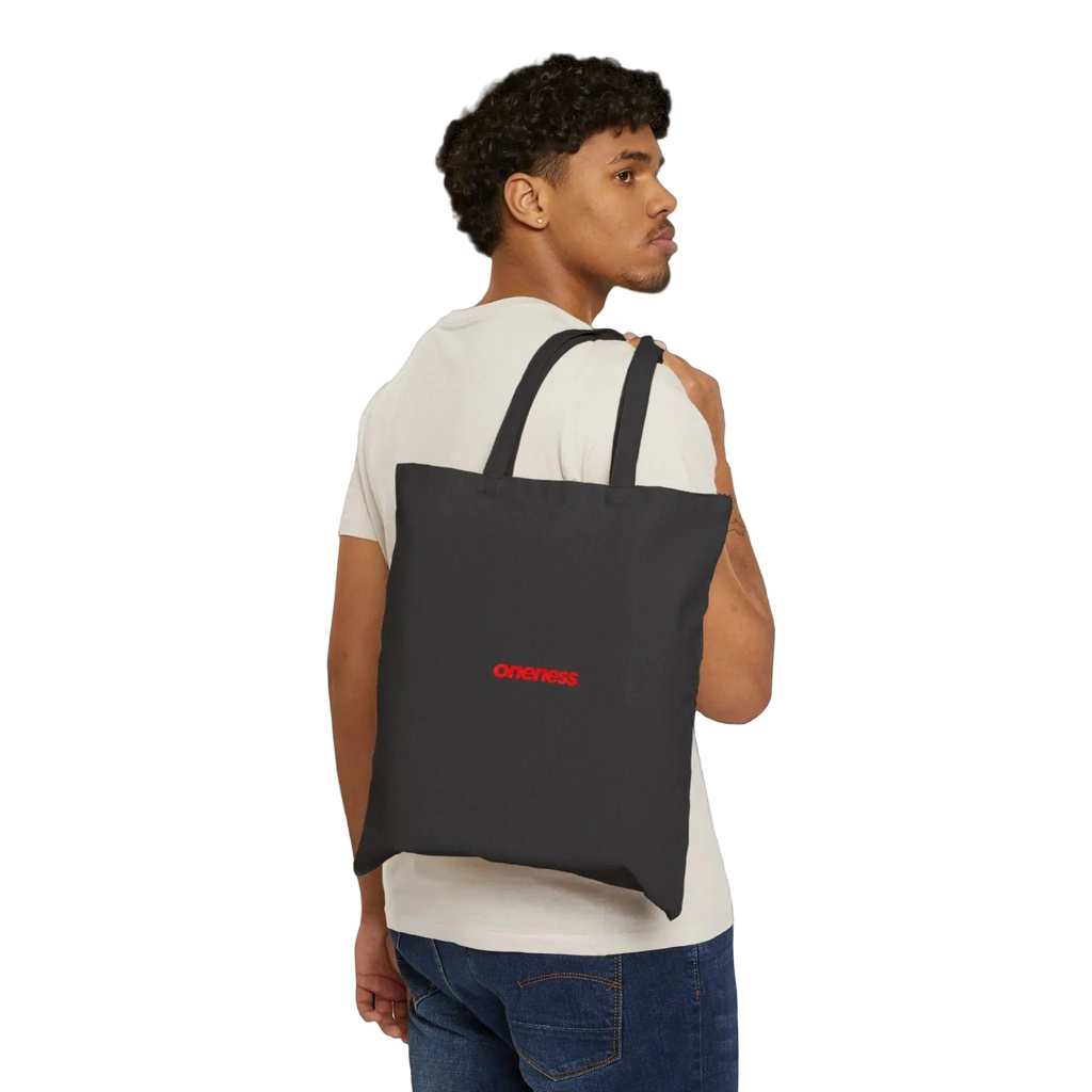 Oneness Canvas Tote Bag — Minimalist Cotton Grocery & Everyday Carry