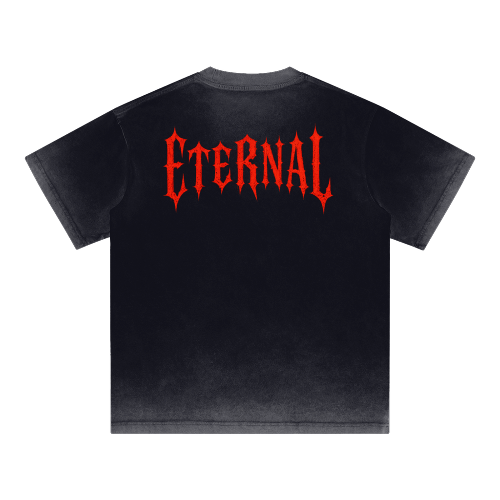 Reverse Dyed Loose Cotton T-Shirt
