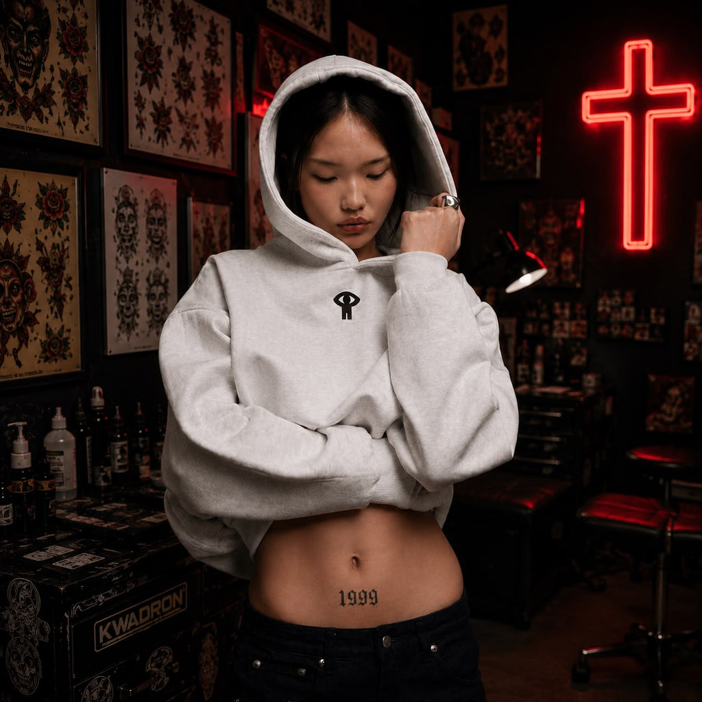 Essential Cropped Hoodie