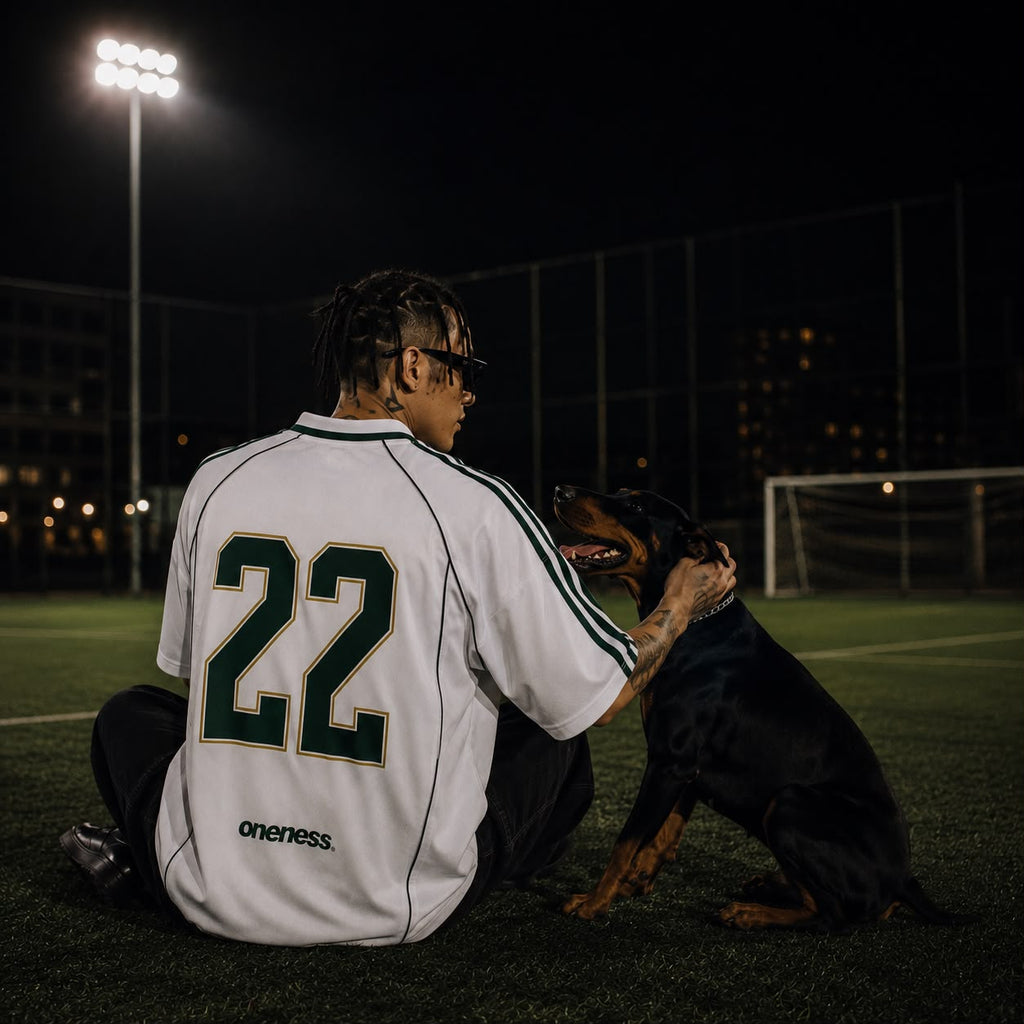 Shadow Stripe Collared Soccer Jersey