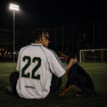 Shadow Stripe Collared Soccer Jersey